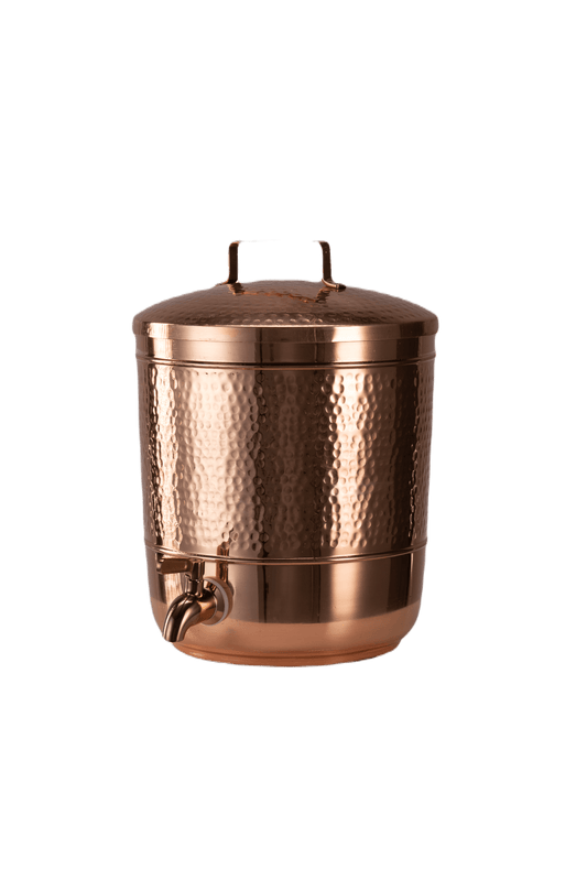 Hammered Copper Water Pot 
