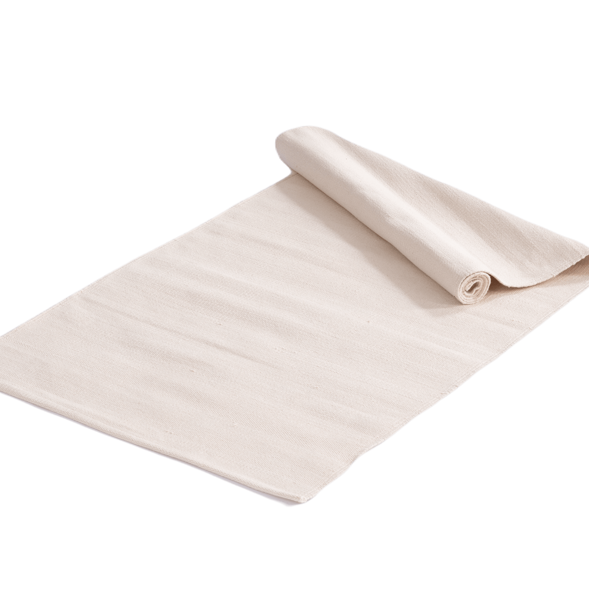 Organic Cotton Yoga Mat - Natural White