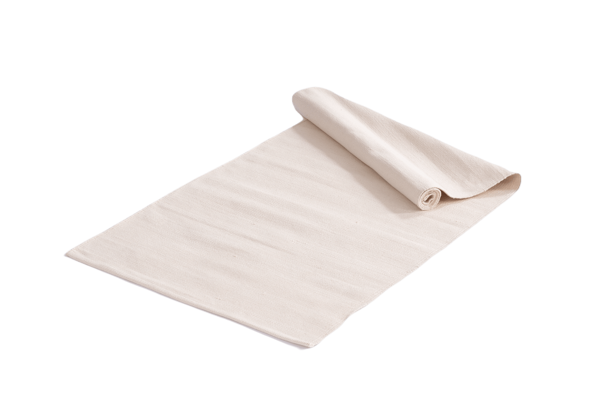 Organic Cotton Yoga Mat - Natural White